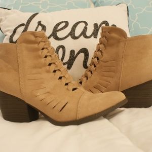 Tan Booties